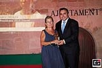 Claudia Trilles, la Junta Local de la AECC y la Caixa Rural, ganadores del Vilafamesí de l´Any