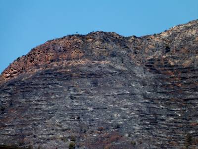 El incendio de La Vall ya se da por extinguido