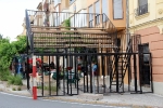 Vilafranca trabaja en el montaje de barreras y la carpa de fiestas
