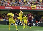 El Villarreal CF perdió en la recta final del partido ante el Barcelona (0-1)