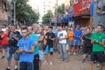 Gran ambiente en el recinto de la vila del bou