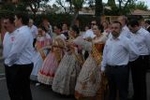 Vila-real vive una 'tornà' de la Mare de Déu de Gràcia pasada por agua