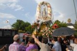 Vila-real vive una 'tornà' de la Mare de Déu de Gràcia pasada por agua