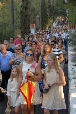 Vila-real vive una 'tornà' de la Mare de Déu de Gràcia pasada por agua