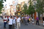 Vila-real vive una 'tornà' de la Mare de Déu de Gràcia pasada por agua