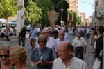 Vila-real vive una 'tornà' de la Mare de Déu de Gràcia pasada por agua