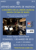 La Unión Musical de Xilxes celebrará un concierto extraordinario en la primera mascletà de las fallas de Valencia