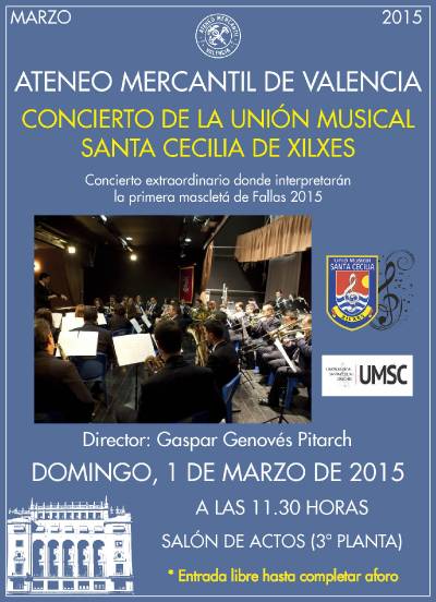 La Unin Musical de Xilxes celebrar un concierto extraordinario en la primera masclet de las fallas de Valencia