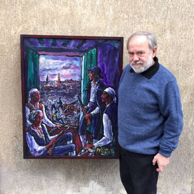 Melchor Zapata, imagen de la Gala de los Premios 9 de Marzo de 2015