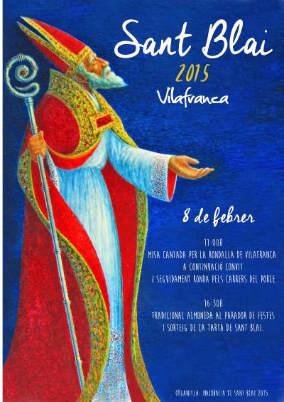 Vilafranca celebrar Sant Blai el 8 de febrer