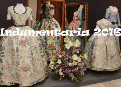 Indumentaria de las Falleras Mayores de Burriana 2016