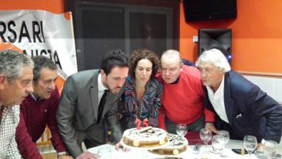 La pea valencianista de Almenara conmemora su 25 aniversario