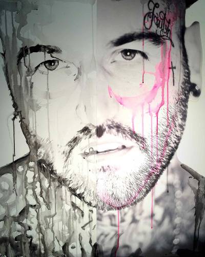 La furia rosa del artista Maseda en Vall d?Alba