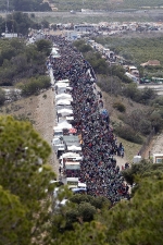 175.000 castellonenses cumplen con la tradicional Romeria de les canyes