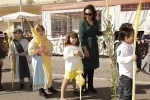 Los niños, los protagonistas del Domingo de Ramos