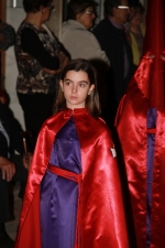 La Vall procesionó el paso del Ecce Homo