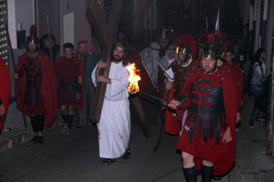 Borriol revive esta noche la Pasin y muerte de Jesucristo con la Nueva Jerusaln