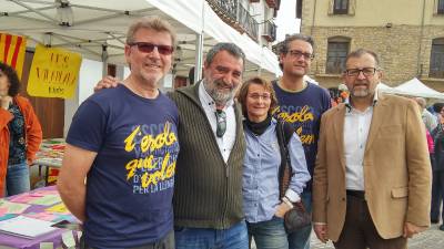 Los candidatos autonmicos del PSPV suscriben en Morella el compromiso de los socialistas en defensa del valenci