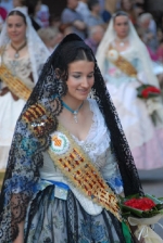 Flores y 'garbonets' para el patrón