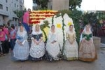 Flores y 'garbonets' para el patrón