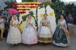 Flores y 'garbonets' para el patrón