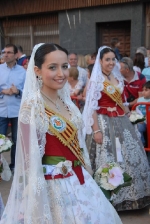 Flores y 'garbonets' para el patrón