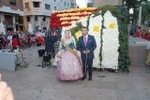 Flores y 'garbonets' para el patrón