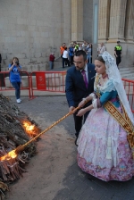 Flores y 'garbonets' para el patrón