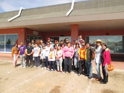 Los alumnos del CEE Pla d'Hortolans, de excursin a Madrid y al Museo de la horchata