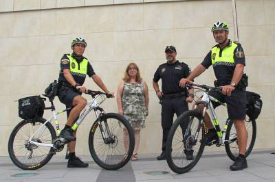 El Ayuntamiento mejora la seguridad con la nueva patrulla de la Polica Local en bicicleta