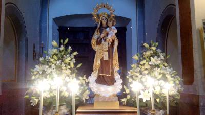 Celebran el 75 aniversario de la Virgen del Carmen