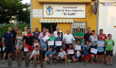 El Club de Pesca El Galfi entrega sus diplomas