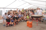 La penya Pirata cocina la mejor paella de Les Penyes en Festes