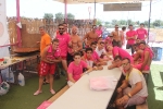 La penya Pirata cocina la mejor paella de Les Penyes en Festes