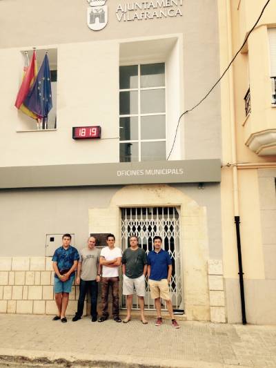 Mulet visita Vilafranca per a abordar la problemtica de la falta de subministrament d'aigua 