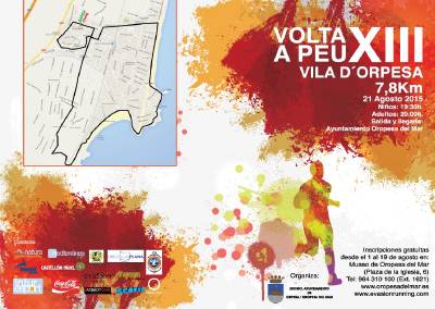 Un millar de participantes esperan la XIII Volta a peu Vila d'Orpesa