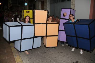 Tetris, el mejor disfraz de Nules