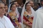La 'baixà' de la patrona abre los actos festivos en Vila-real