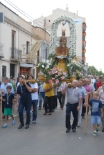 La 'baixà' de la patrona abre los actos festivos en Vila-real