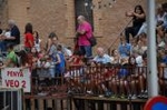 Lleno en el recinto de los toros y primer herido de la fiestas