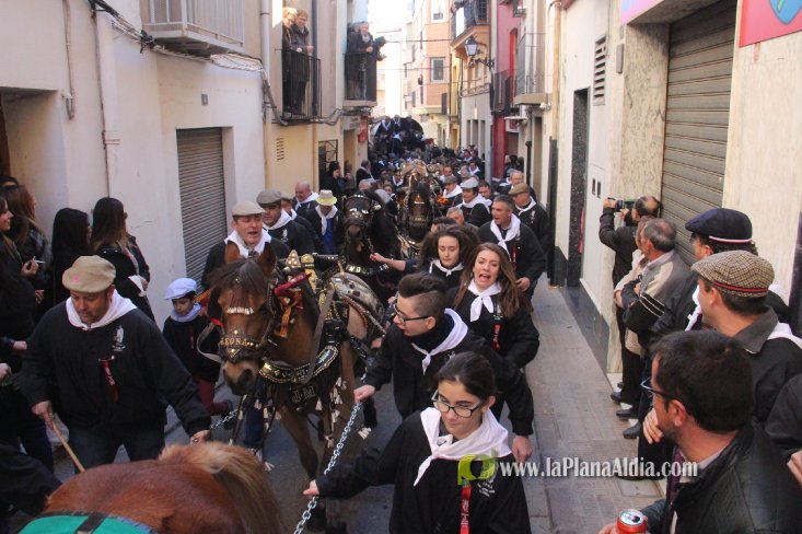 Borriol vive la intensa jornada en honor a Sant Antoni
