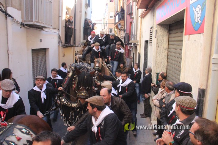 Borriol vive la intensa jornada en honor a Sant Antoni