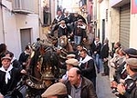 Borriol vive la intensa jornada en honor a Sant Antoni