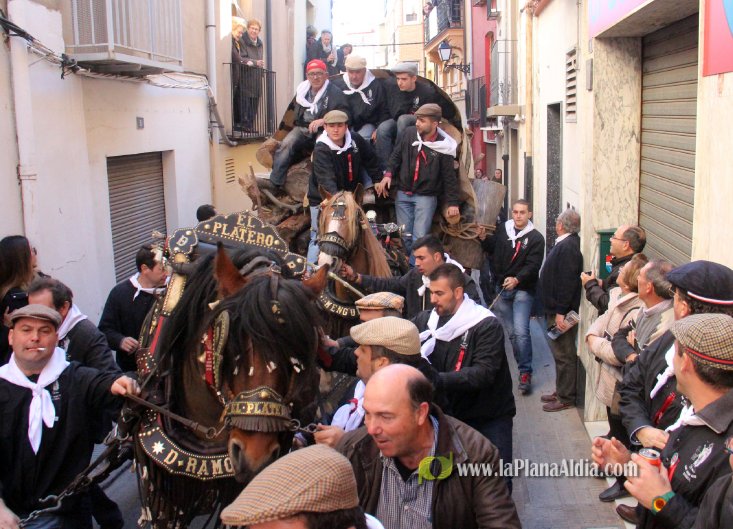 Borriol vive la intensa jornada en honor a Sant Antoni
