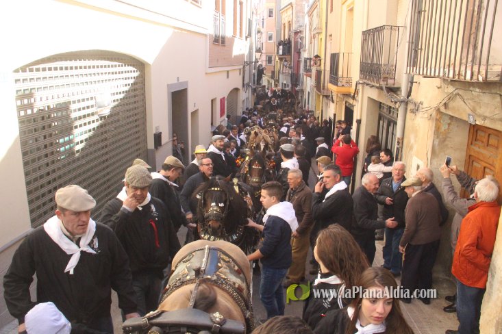 Borriol vive la intensa jornada en honor a Sant Antoni