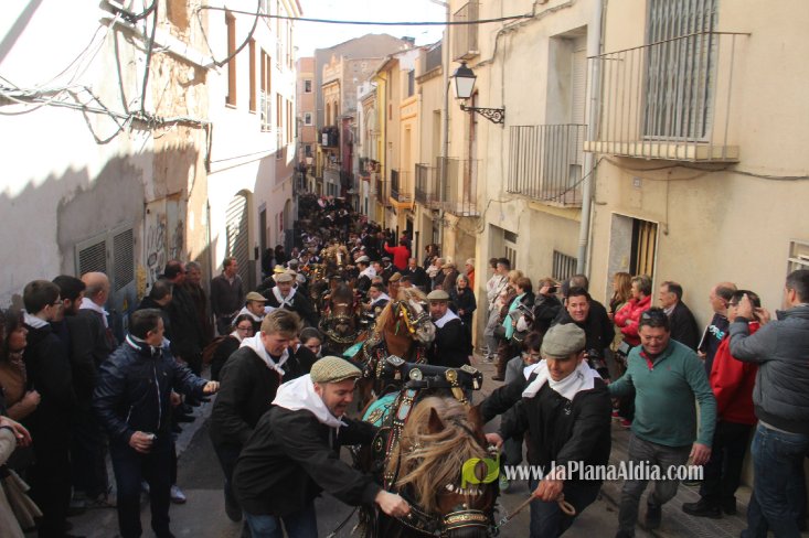 Borriol vive la intensa jornada en honor a Sant Antoni