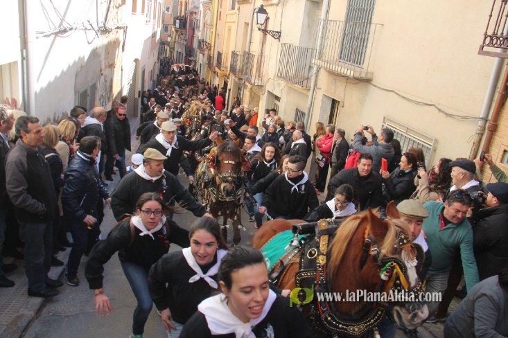 Borriol vive la intensa jornada en honor a Sant Antoni