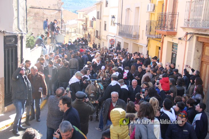 Borriol vive la intensa jornada en honor a Sant Antoni