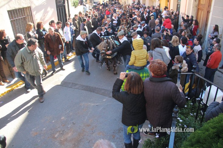 Borriol vive la intensa jornada en honor a Sant Antoni