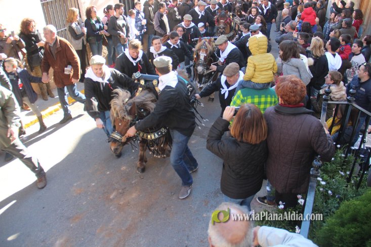 Borriol vive la intensa jornada en honor a Sant Antoni